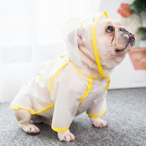 Pug Clothes French Bulldog Clothing Dog Raincoat Waterproof Clothing Rain Jacket Outfit Schnauzer Dog Costume Rainwear Dropship