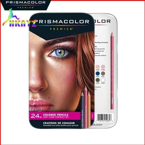 Original Prismacolor Premier 24 color art drawing pencil oil pencil 4.0MM soft core pencil