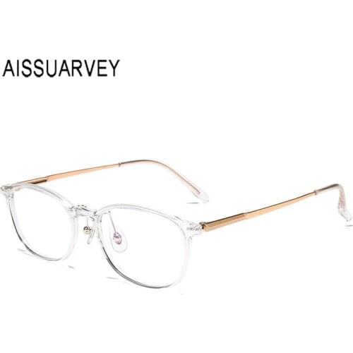 Oval Titanium Eye Glasses Frames for Men Acetate Women Vintage Glasses Eyeglasses Frame Optical Glasses Prescription Transparent