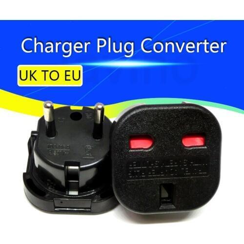 UK TO EU EUROPE Adapter Unversal travel Charger Plug Converter Wall Plug Socket 2 Pin 240V