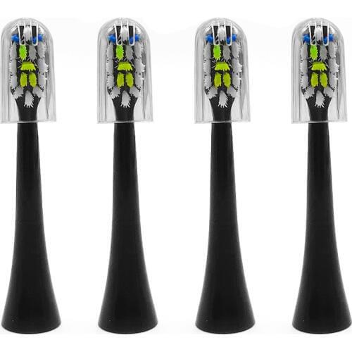 4pcs For Soocas X3 Toothbrush Heads Anti-dust Cap For Soocare Soocas X5 X3 X1 Replacement Electric Brush Heads For Xiaomi Mijia