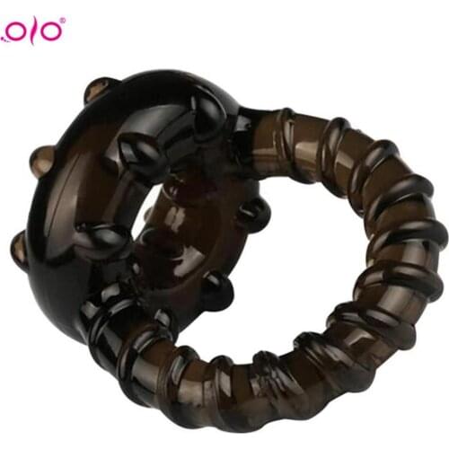 OLO Silicone Cock Rings Delay Ejaculation Penis Rings Adult Toys Erotic Toy Sex Toys for Men Dropshipping