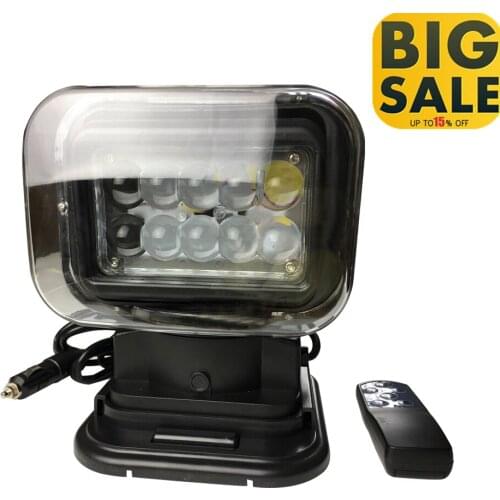 LED523 Super Bright Led Search Light Spotlight with Magnetic Base for Car,Boat（ONLY USA）lantsun