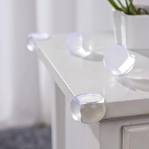 100Pcs/Lot New Child Baby Safety Silicone Protector Table Corner Edge Protection Guards Children Anticollision Edge Corner Cover