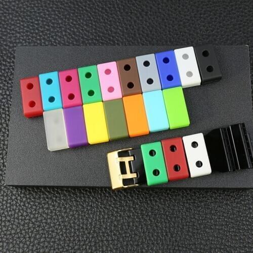 2Pcs Watch accessories resin strap loop for Casio G-SHOCK watch strap 18mm20mm22mm24mm waterproof rubber strap ring movable ring