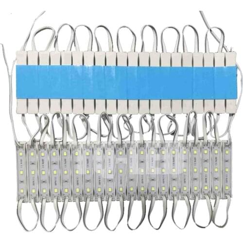 20pcs/lot 12v 0.65W 2835 Adhesive Led Module 65x10mm Waterproof Advertising Luminous Word Identification LED Light Source
