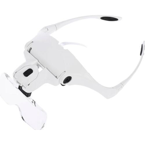 3.5X Magnifier eyewear eyelash magnifying glasses lupa relojero lupas de aumento loupe glass lente ingrandimento L led loupe