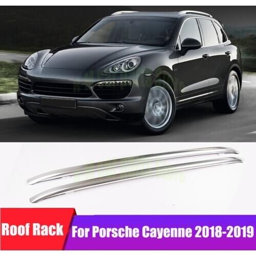 Roof Rack For Porsche Cayenne 2018-2020 Racks Rails Bar Luggage Carrier Bars top Racks Rail Boxes Aluminum alloy