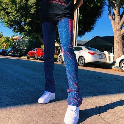 Glitter Shiny Mid Wait Skinny Pants Solid Fashion Fall 2021 Women Clothing Bodycon Long Trousers Club Party Stacked Leggings