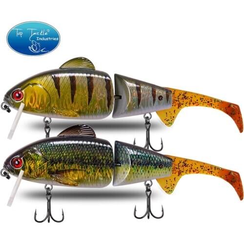 CF Lure 170mm 66g ABS Plastic Hard Bait Sinking Two Segments Jointed Swimbait Freshwatr Bass Fishing Lure Tackle for pike musky