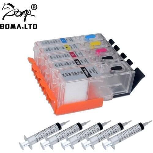BOMA.LTD PGI-550 CLI551 Refill Ink Cartridge For Canon IP7250 MG5450 MX925 MG5550 MG6450 MG5650 MG6650 IX6850 MX725 MX925 PGI550