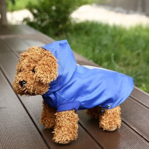 Pet Raincoat Dogs Cats Summer Outdoor Pet Dog Rain Coat Clothes Dog Puppy Casual Waterproof Jacket Costumes