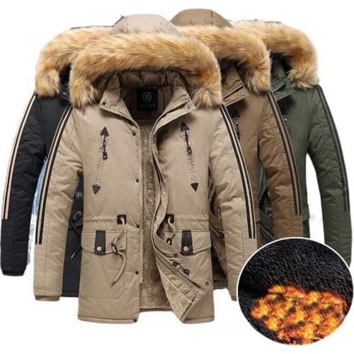This Hooded Parkas Is Enough For Winter Extended Cold-proof Padded Coat Winter Jackets Fur Collar Coat Fashion Overcoat