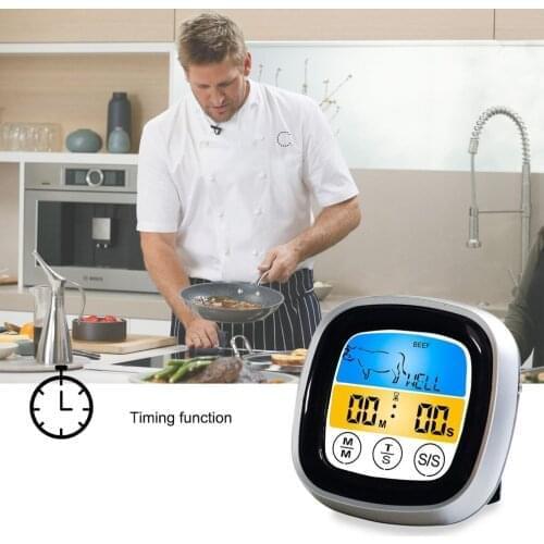 Hot Sale Digital Kitchen Thermometer For Meat Milk Food BBQ Electronic Oven Thermometer Kitchen Tools With Touch LED Display