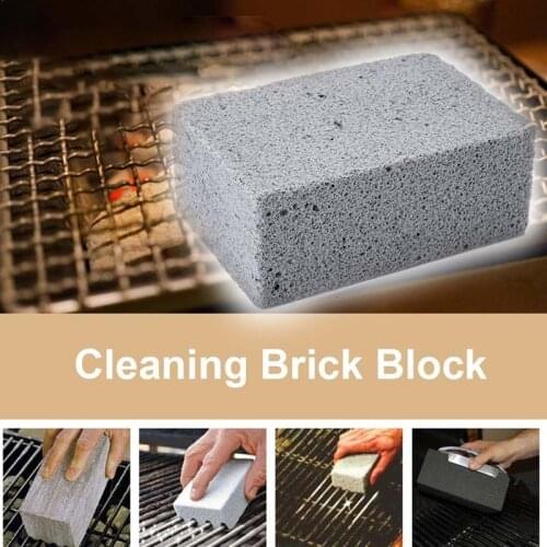 BBQ Grill Cleaning Brick Block Barbecue Cleaning Stone BBQ Racks Stains Grease Cleaner BBQ Tools Kitchen Decorates Gadgets