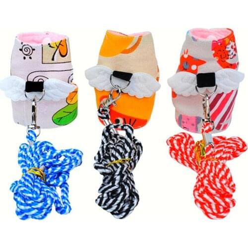 Creative Adjustable Leash Pet Accessories For Outdoor Small Pet Leash Pet Harness Heavy Duty Nylon Small Animal Harness Leash