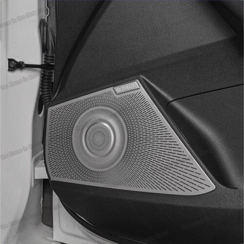 Lsrtw2017 Car Interior Door Sound Speaker Cover Panel Player Trim Decoration for Mg 5 Mg5 2020 2021 2022 Accessories Auto Parts