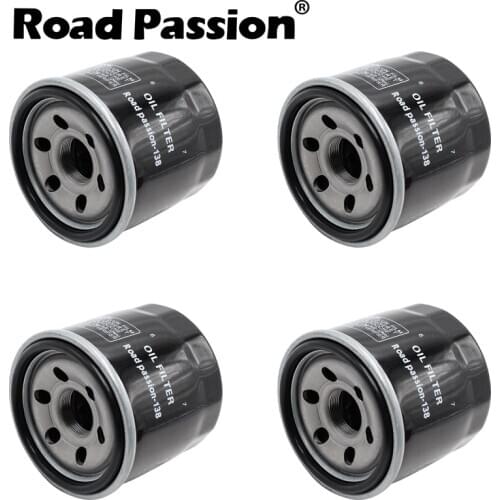 Road Passion Motorcycle 4 pcs Oil Grid Filter For SUZUKI AN650 BURGMAN AN650A BOULEVARD C109R C109RT C109T C50 C50T C90 C90T