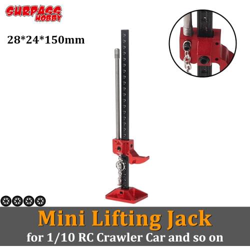 SURPASS HOBBY Metal Mini Lifting Jack for For RC Crawler Car 1/10 Escala SCX10 RC4WD Remote Control Climbing Car Lifting Jack