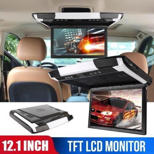 Vehemo Monitor Car DVR Audio Player 12.1 Inches DC12V Display Auto Driving Reversing Image Roof Installation