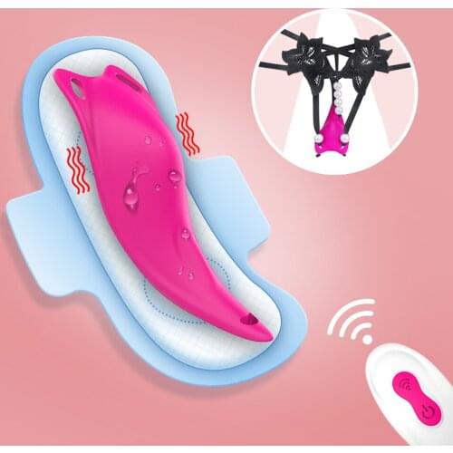 Invisible Wearable Panty Vibrator Wireless Remote Control Vagina Clitoris Stimulator Massage Vibrators Sex Toys For Women Couple