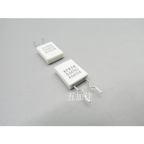 Original New 100% BPR58 5W 0.047R 47MR BPR58CF47LJ 5% ceramic cement wire resistance 14x18x5MM P=8MM (Inductor)