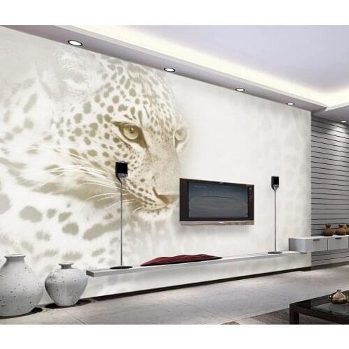 Custom background wallpaper forest leopard leopard living room bedroom background wall 3dwallpaper wallpape wall for wallpaper