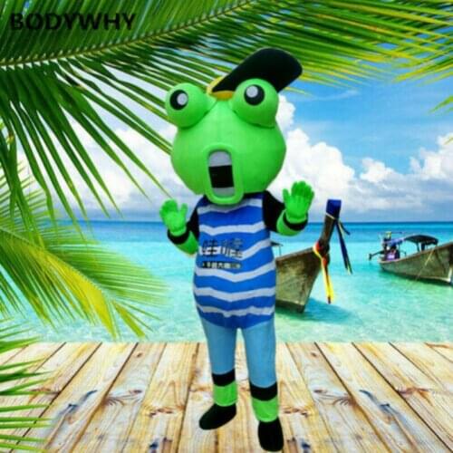 Happy Carnival Mascot Halloween Cartoon Frog Cosplay Performance Costume Adult Use Birthday Party Advertising Parade Set
