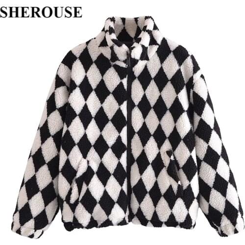 Женские белые куртки Sherouse China At AliExpress