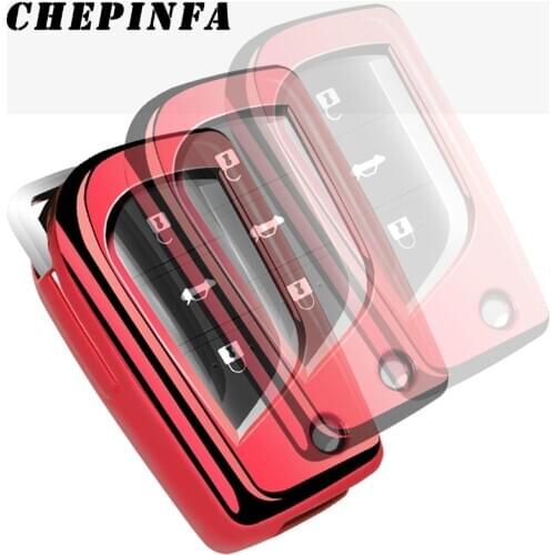 TPU Car Key Case Full Cover For Toyota Auris Corolla Avensis Verso Yaris Aygo Scion Camry Highlander Prado Reiz Crown RAV4 Hilux