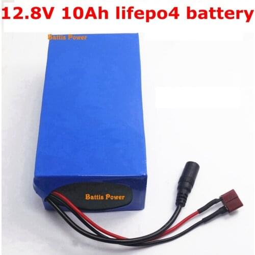 1pcs LiFePO4 12v 10Ah 12.8v battery 10000mah 4S BMS 30A 250W DC 12v 12ah motor two stroke engine camera Led light solar audio