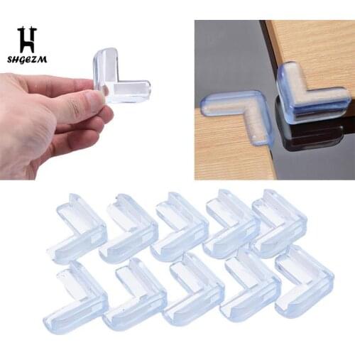 10Pc Baby Safety Silicone Safety Protector Table Corner Protection From Children Anti-collision Corner Protector For Children