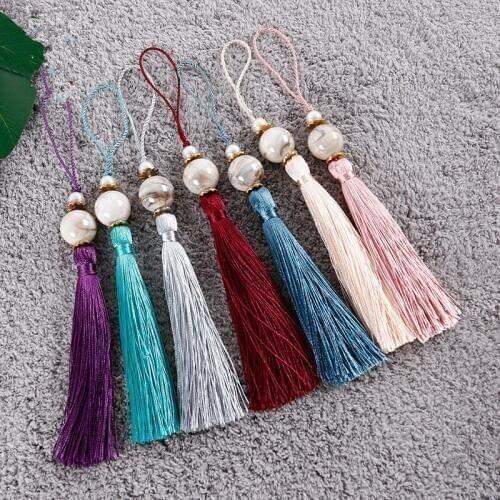 10Pcs/lot Curtain Cord Small Tassel Fringe Curtain Accessories DIY Sofa Garment Valance Tablecloth Cushion Decor Key Tassel