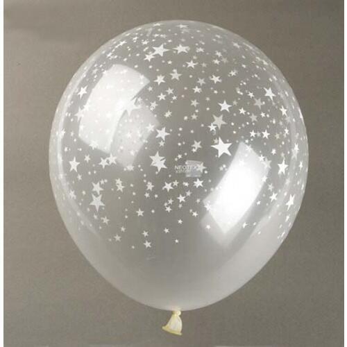 100pcs/lot 12 inch Cheap Transparent Stars Latex Balloons Preal Latex Ball Birthday Wedding Party Decor Globos Party