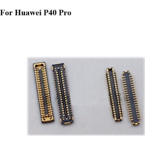 2pcs For Huawei P40 Pro LCD display screen FPC connector For Huawei P 40 Pro logic on motherboard mainboard P40PRO