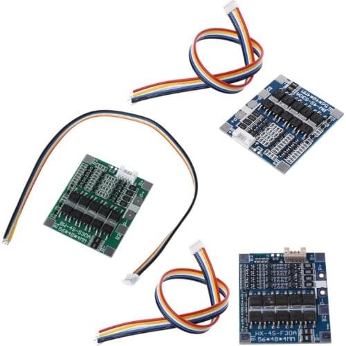 4S 30A 12.8V w/Balance 3.2V LiFePo4 LiFe 18650 Battery BMS Protection PCB Board