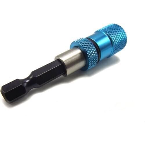 58mm 1/4 Hex Shank Magnetic Types Long Screwdriver Flexible Bit Extension Holder Limit Adjustable Extension Drywall Screw BiT