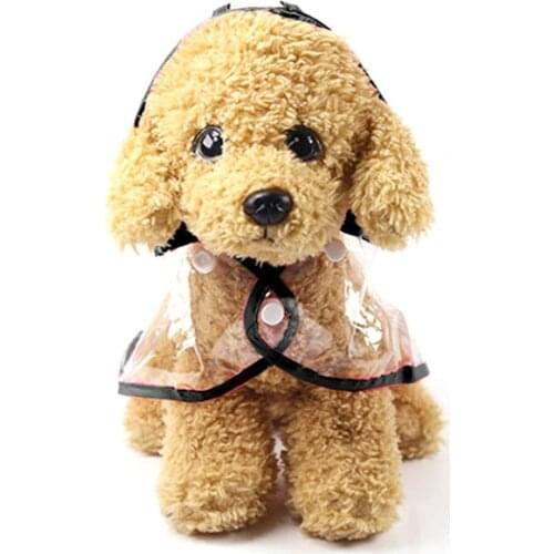 6 Style Pet Jacket Rain Dog Transparent Raincoat Adjuastable Waterproof Coat Small Medium Large Dogs Hooded Windproof For Dog