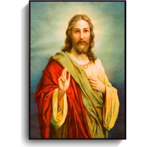 Diamond Embroidery Christ Jesus Religious Icon Picture Diy Diamond Painting Full Square Round Drill Mosaic Cross StitchZP-4721