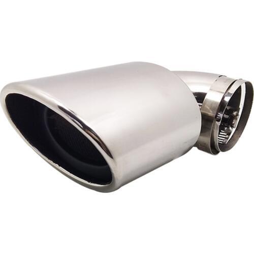 Car Double Wall Double Tilted Point Entrance Exhaust Pipe For Nissan Qashqai 2014-2019 Vehicle Rear Tail Decoration Mufflers