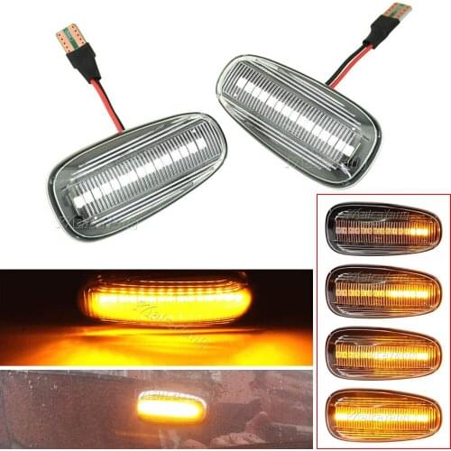 Dynamic Sequential Side Marker Light Flowing LED Turn Signal Indicator For Opel Zafira A 1999 2000 2001 2002 2003 2004 2005