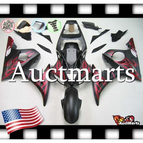 For Yamaha YZF R6 2003 2004 2005 Fairing Kit Bodywork ABS Injection (P/N:4f58)