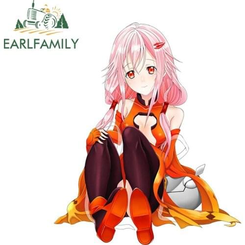 EARLFAMILY 13cm x 11cm for Guilty Crown Anime Vinyl Car Stickers Waterproof Scratch-Proof Decal Motorcycle Graffiti Graphics