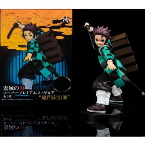 18cm Anime Figure Demon Slayer Vibration Stars Kamado Tanjirou Action Figure Toy Kimetsu No Yaiba Agatsuma Zenitsu Nezuko Figure