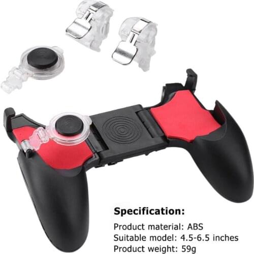 For Game Controller 5 in 1Shooter Aim Fire Trigger Gamegrip For iPhone Android Gamepads