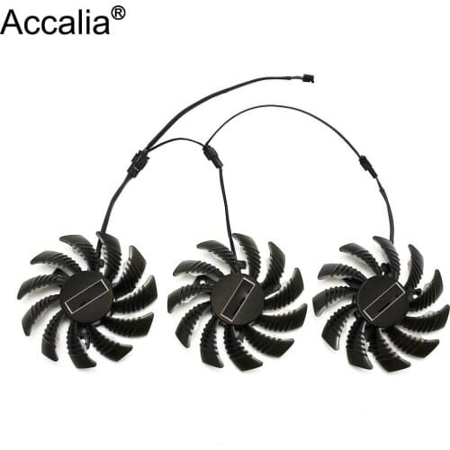 3Pin PLD08010S12H GTX970 GPU Card Cooler Fans For GIGABYTE GeForce GTX 970 Gaming Video Cards Cooling