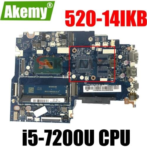 For Lenovo YOGA 520-14IKB Laptop Motherboard LA-E541P With i5-7200U CPU DDR4 MB 100% Tested Fast Ship