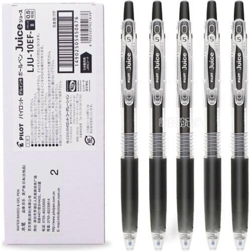 Pilot Juice LJU-10EF Gel Pen Set 0.38 0.5mm Quick Drying Gel Ink Pens Caneta Papeleria Stationery School Supplies Lapices Kawaii