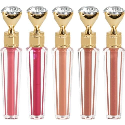 OEM Glossy Lipgloss Diamond Cosmetic Lasting Lipglosses Makeup Lip Gloss