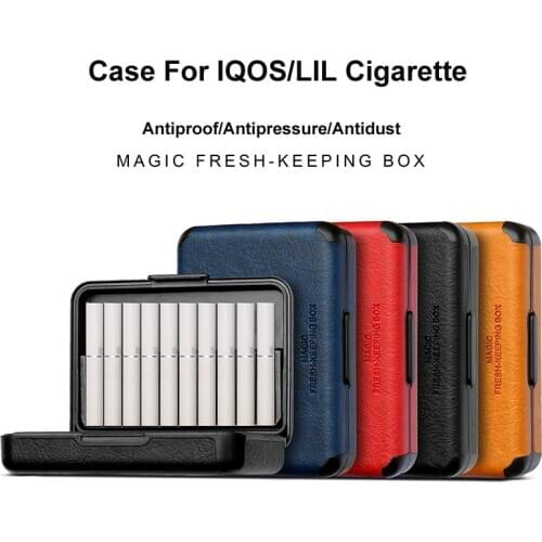 Cigarette Box For IQOS Box Pack Portable Cigarette Box Smoking Cigarette For LIL Short Cigarette Holder Carrying Case